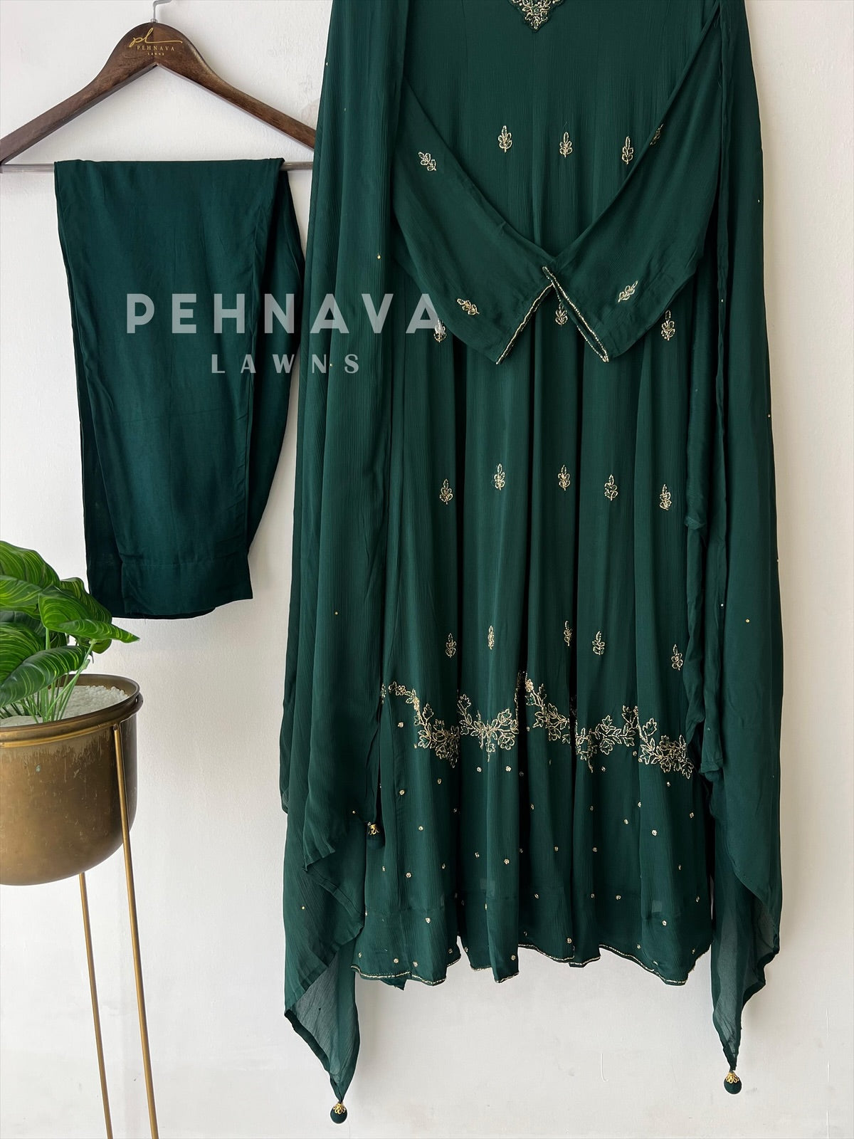 Premium Work Anarkali Set