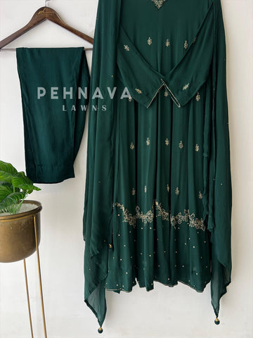 Premium Work Anarkali Set
