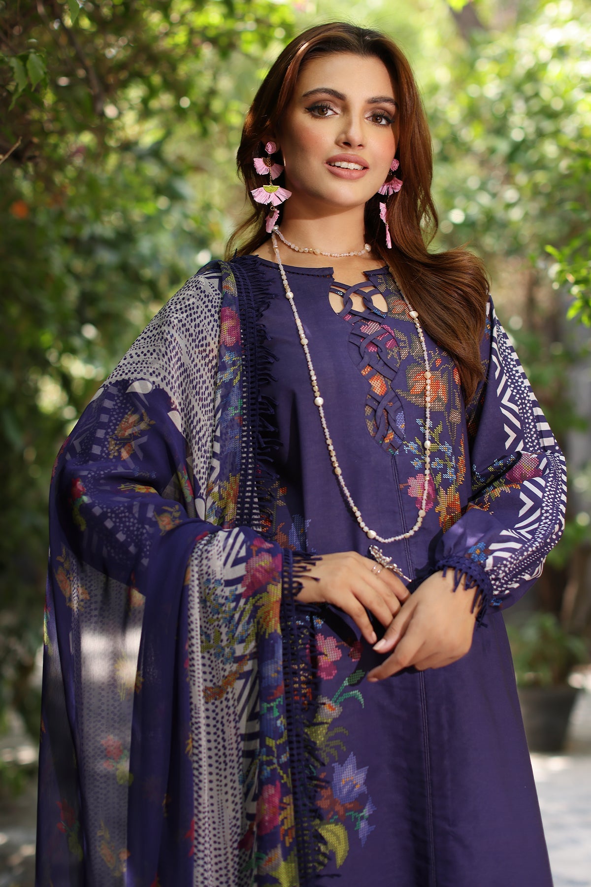 CHARIZMA 3-PC UNSTITCHED PRINTED LAWN COLLECTION CP5-06