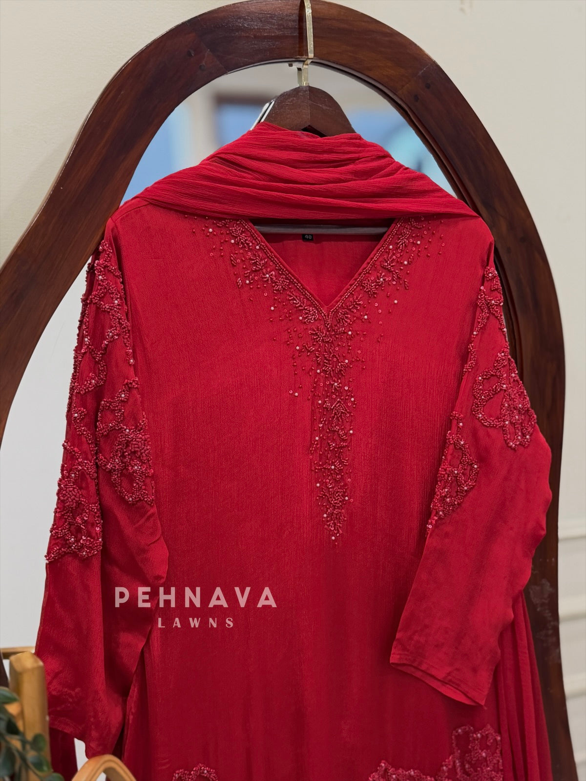 Premium Handworked Chinnon Suit