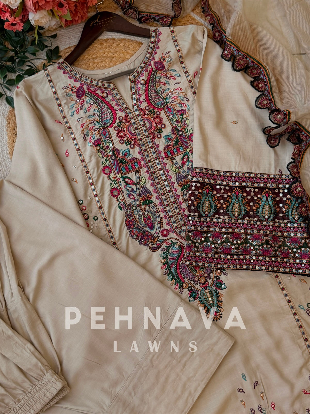 Embroidered Farshi Salwar-274