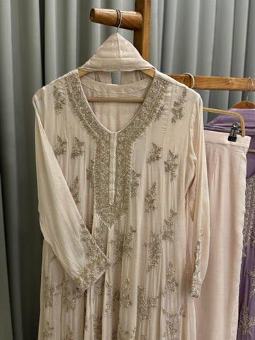 Chinnon Handworked full flaired Anarkali-239