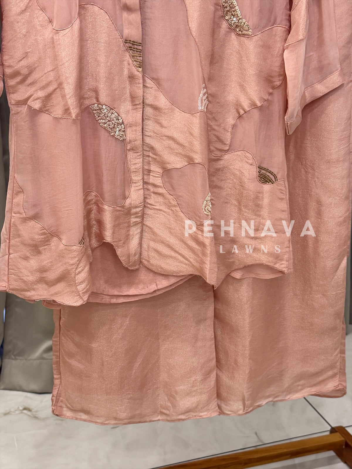 Indo-Western Tissue Party wear Suit 1414