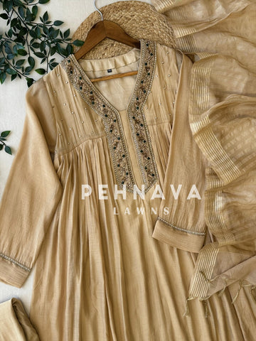 Premium Mulchanderi Luxe Bloom