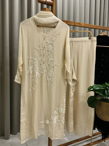 Premium Organza Pearl Handworked Salwar