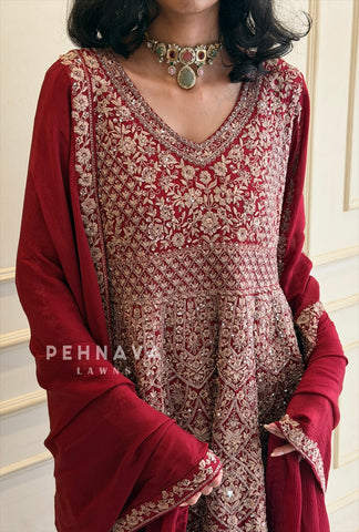 Premium Embroidered Skirt set B579