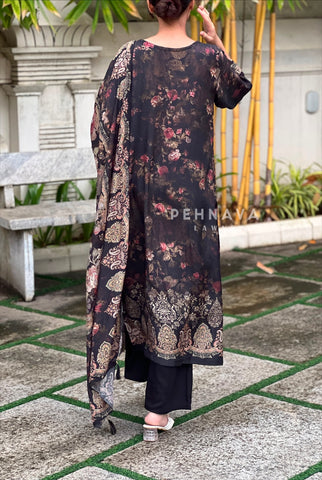 Muslin Unstitched Suit-339