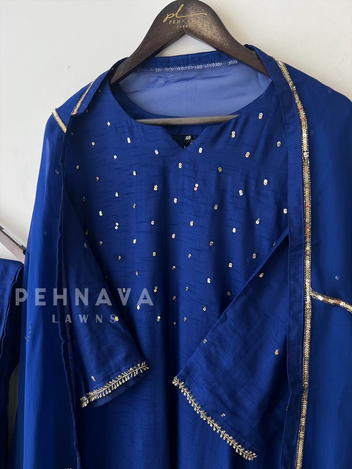 Sequin Embellished Suit