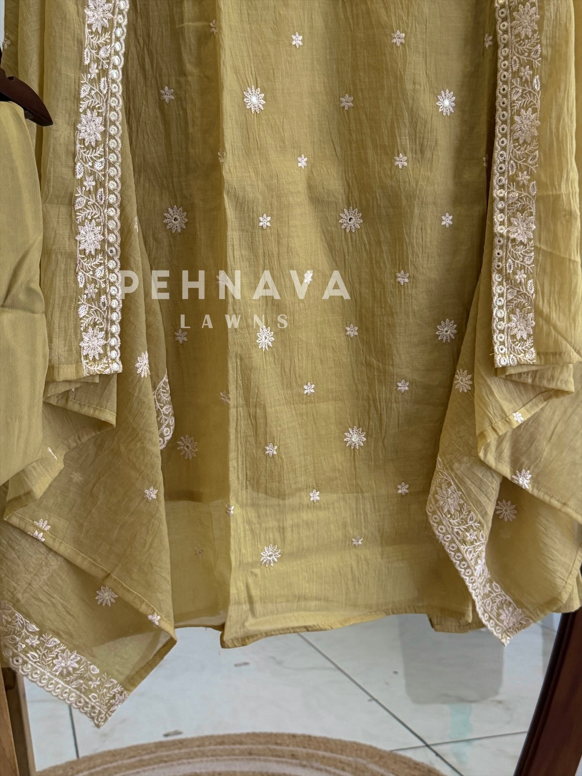 Embroidered Unstitched Suit-1007SK