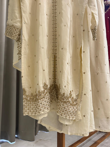 Premium Crepe suit with Handwork detailings