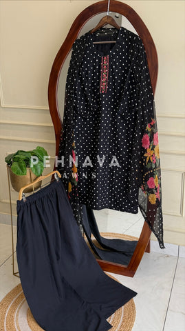 Polka Dot Three-Piece Suit