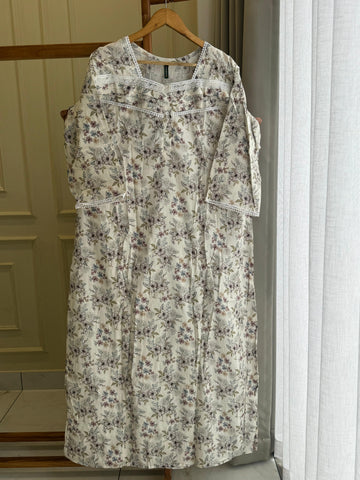 Imported Floral Night Dress-10