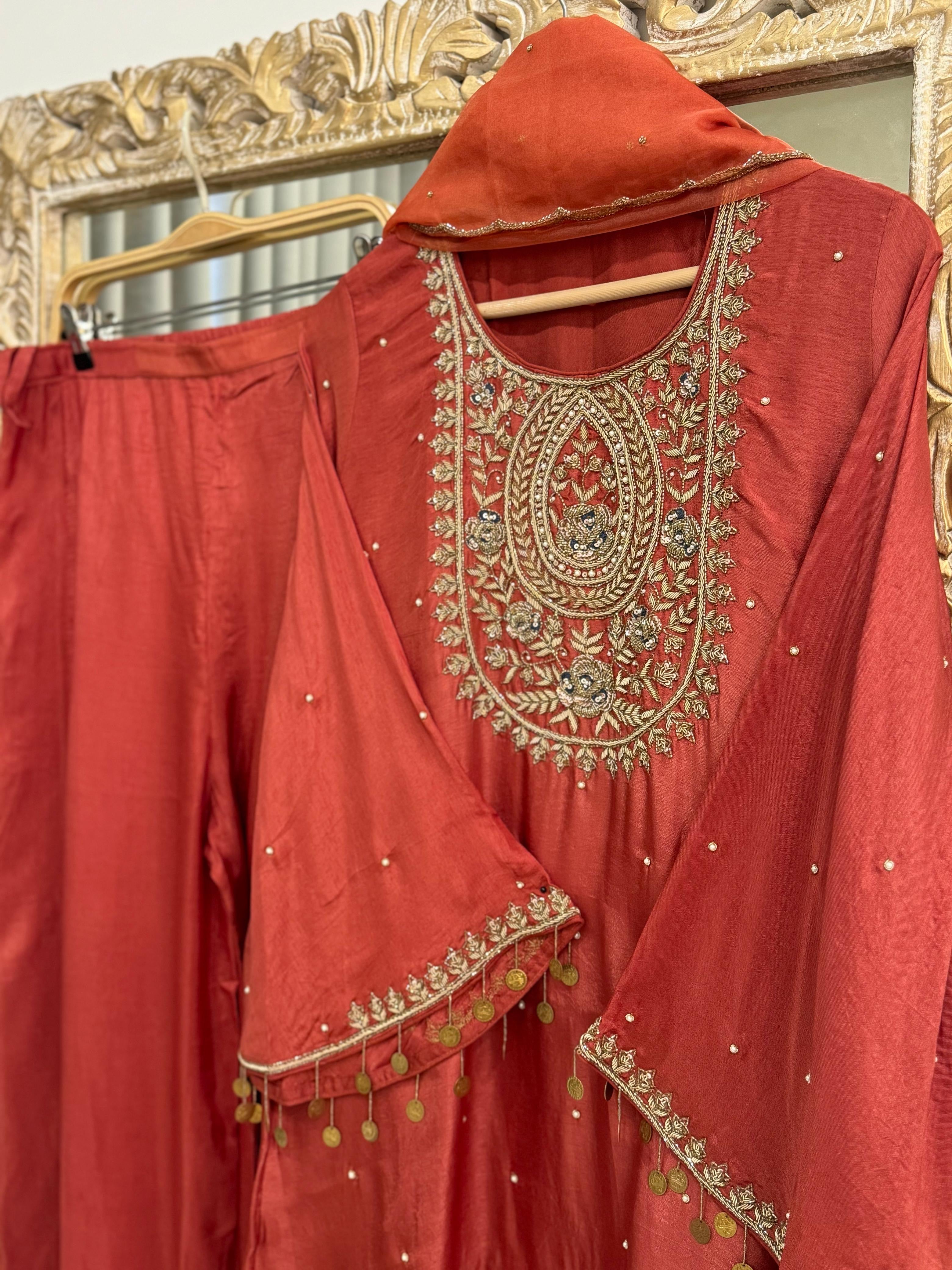 Pure Silk Elegance Suit 2158