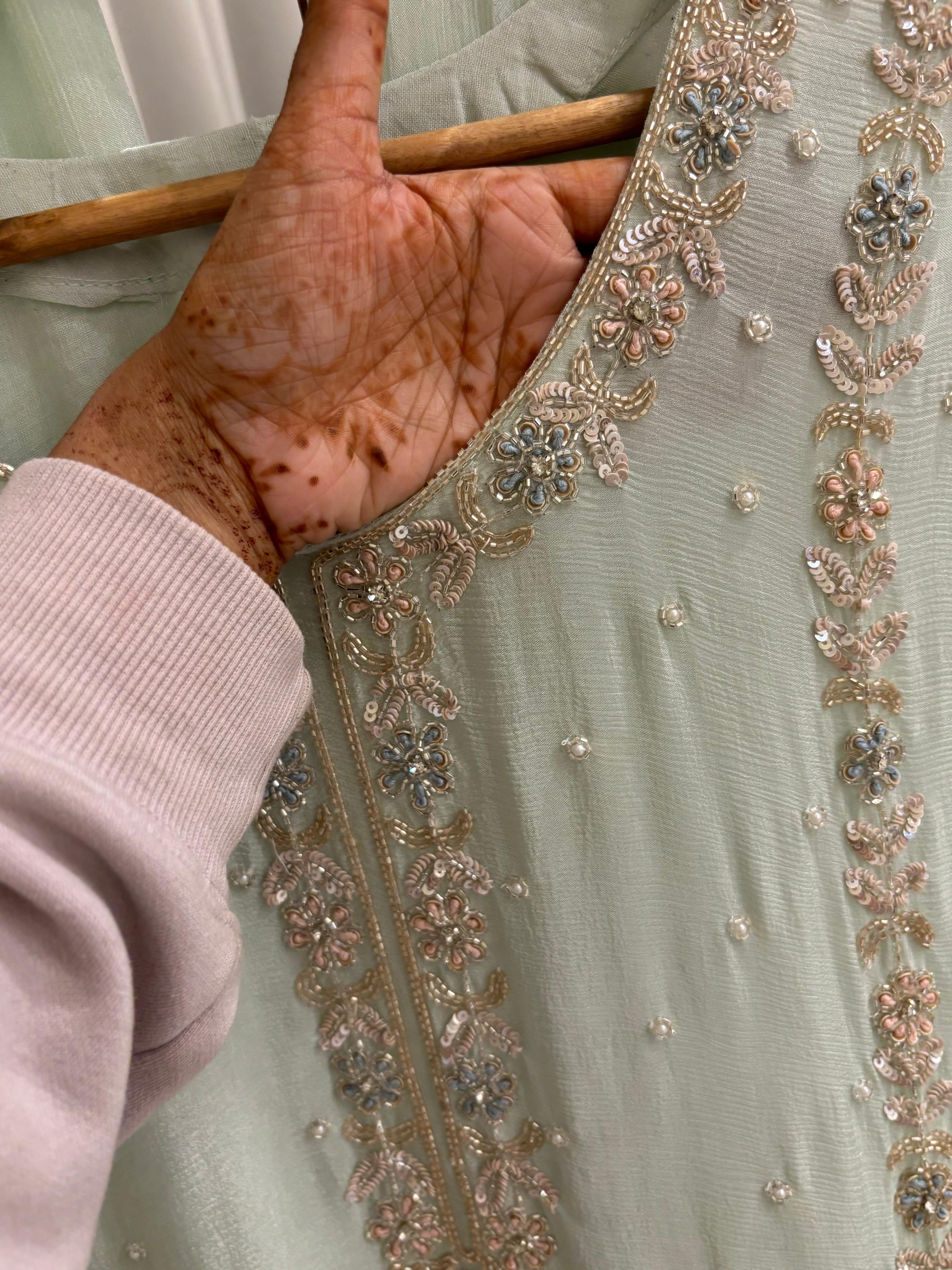 Handworked Premium Ready to wear suit-1456