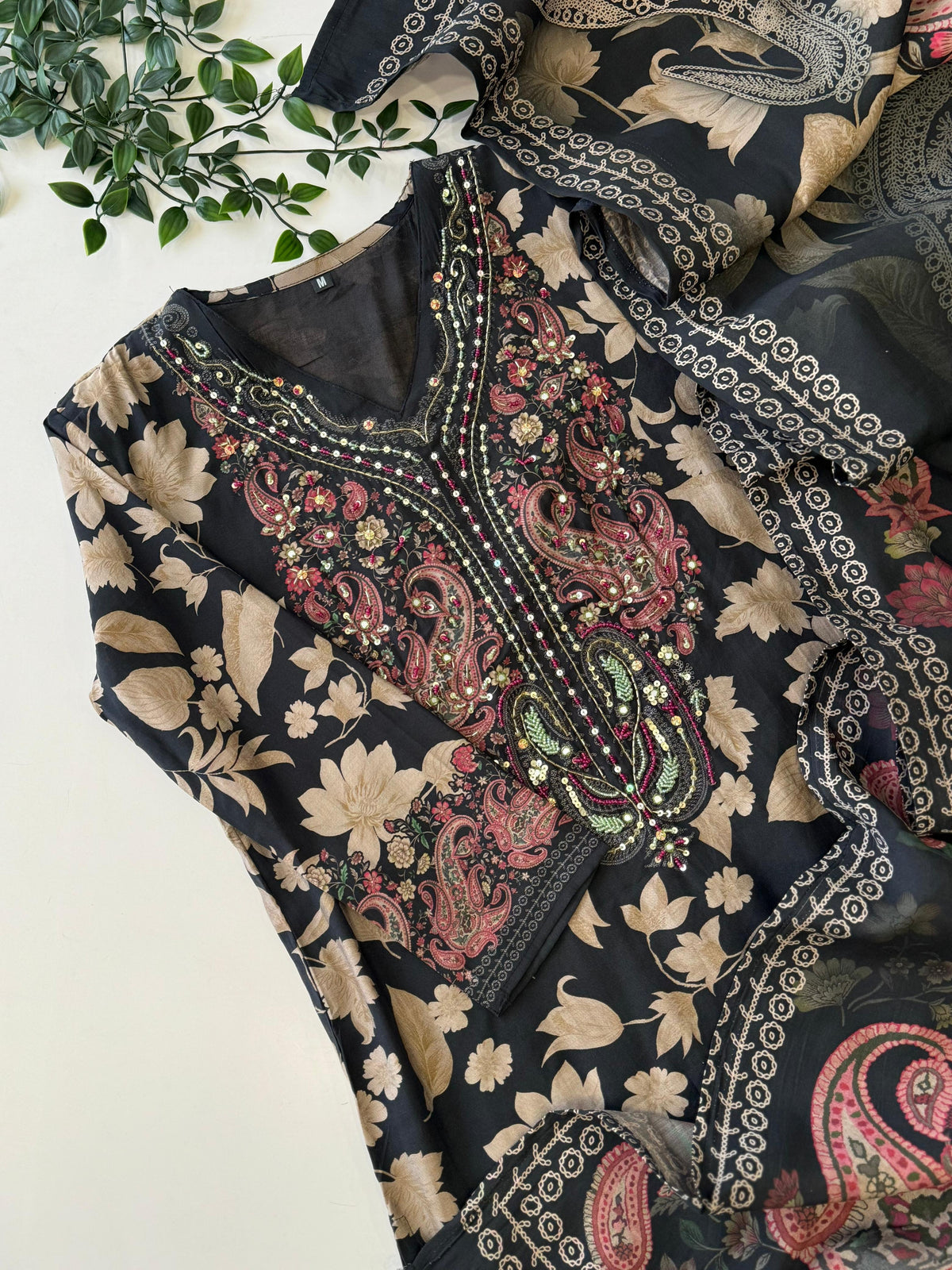 Premium Muslin Ethnic Suit