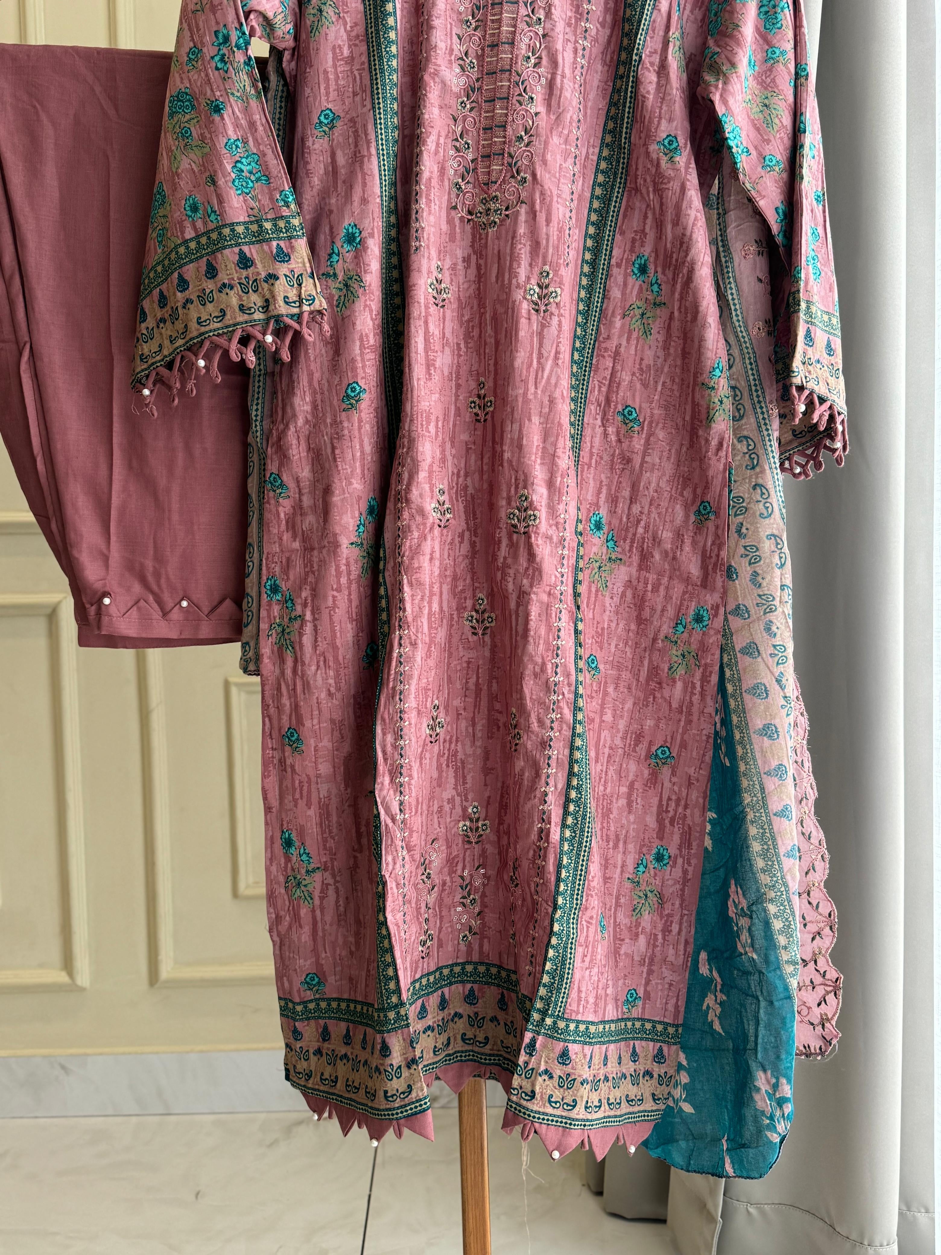 Casual Fit Cotton Suit-4