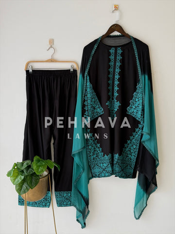 Embroidered Rayon Farshi Salwar