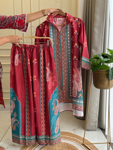 New Crepe Co-ord Set