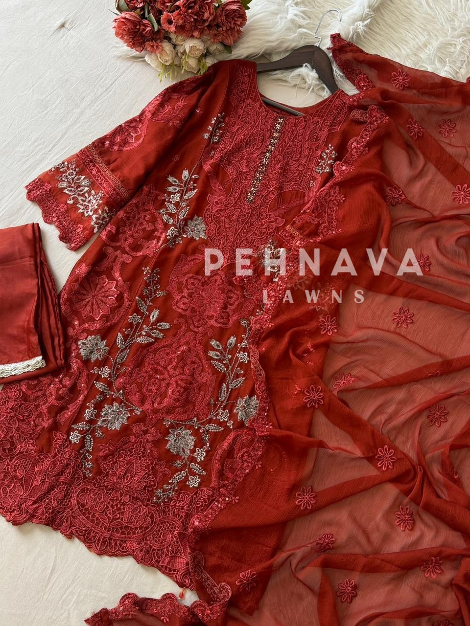 Festive Comfort Suit Set_ 5534 - Pehnava Lawns