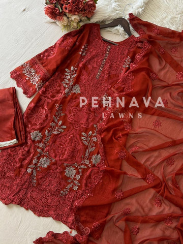 Festive Comfort Suit Set_ 5534 - Pehnava Lawns