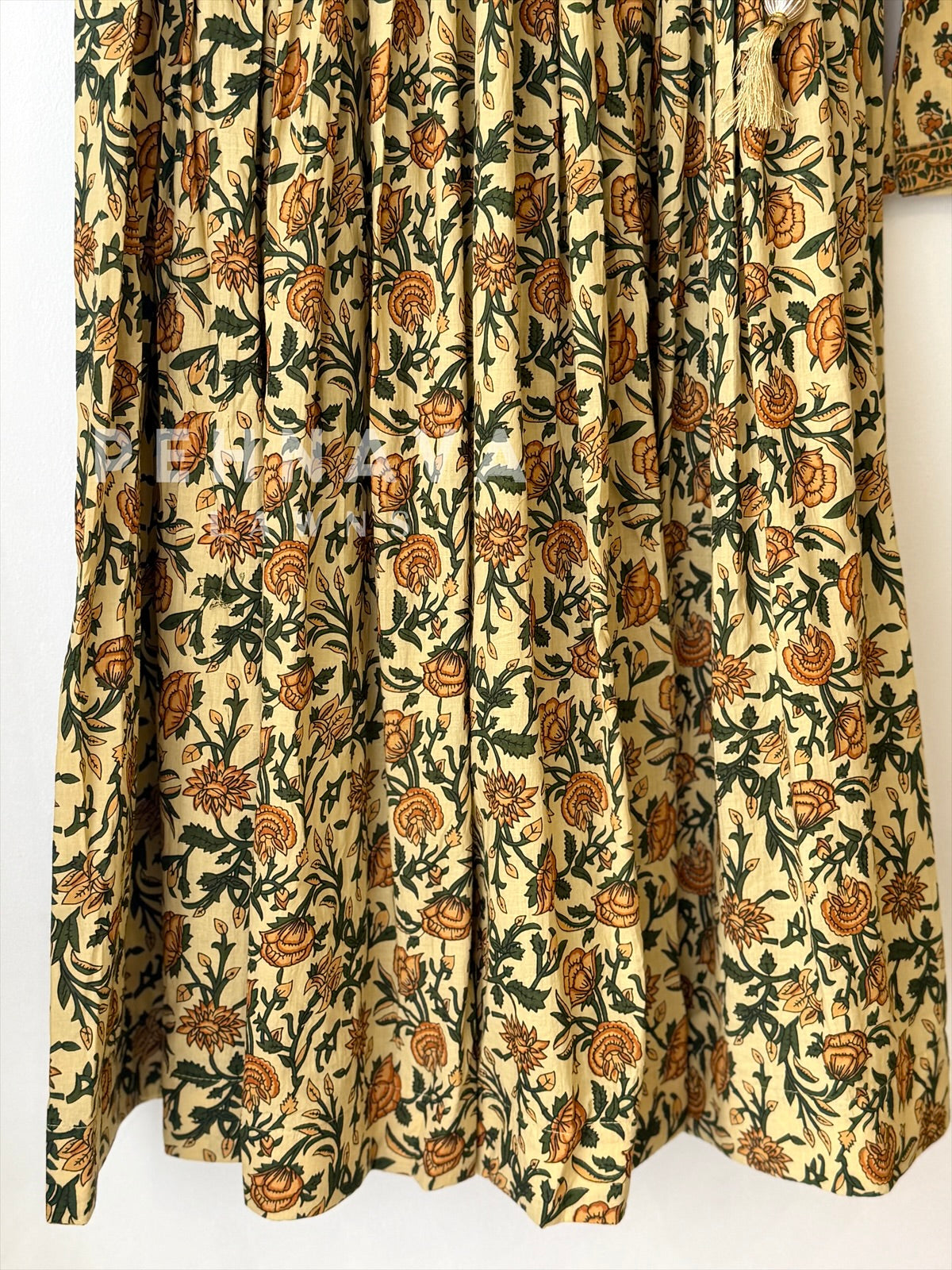 Floral Block Print Skirt Set 456