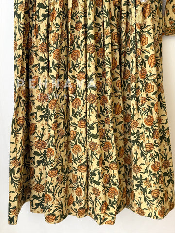 Floral Block Print Skirt Set 456