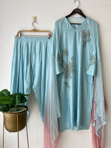 Mul-chandheri Farshi shalwar-3994 - Pehnava Lawns