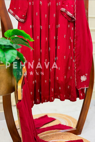 Handworked Anarkali Attire