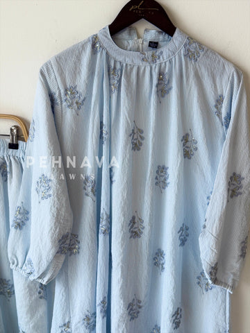 Floral Embroidered Co-ord Set-