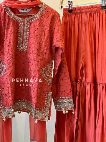 Kids sharara party wear -ready to wear