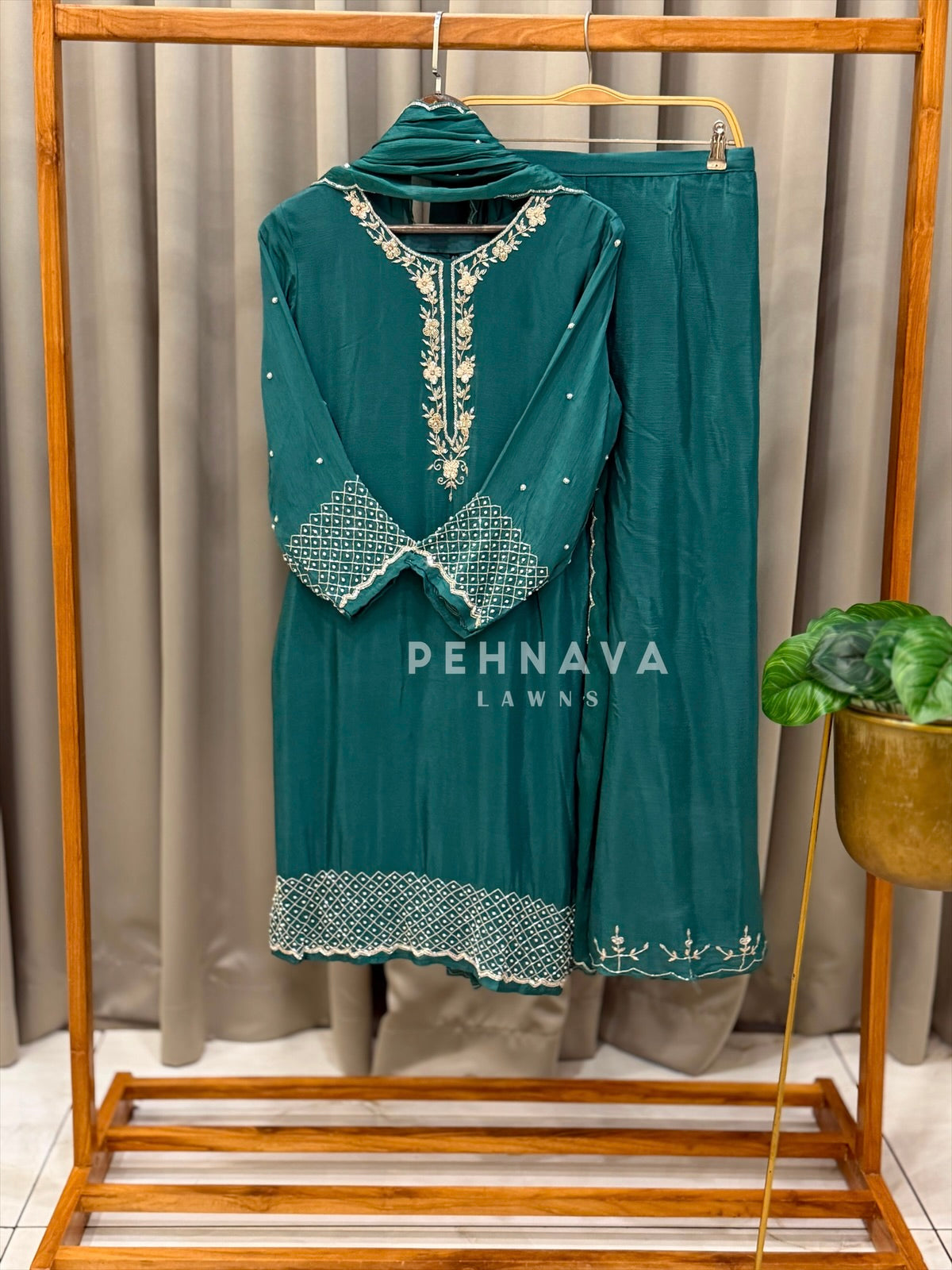 Premium Handworked Chinnon Suit