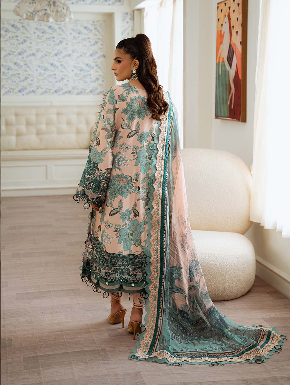 Jade Flora Lawn Original Suit