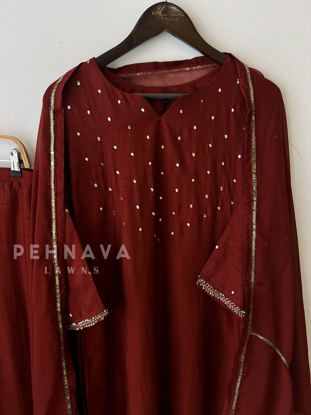 Sequin Embellished Suit