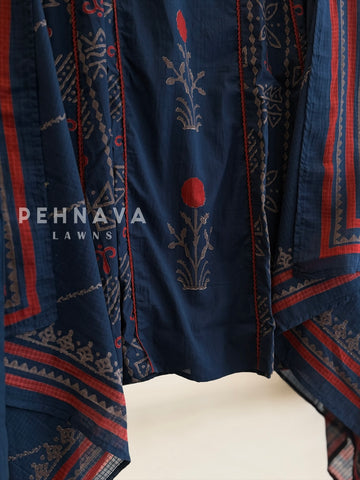 Cotton Printed Suit 13024