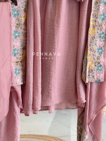 Floral Embroidered Suit 13216