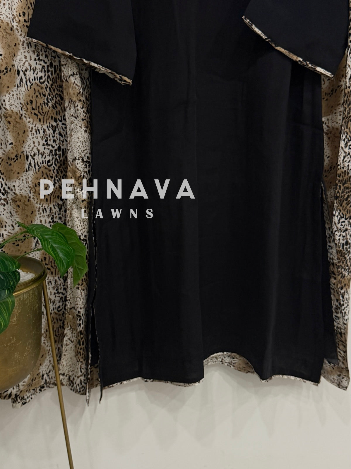 Minimal Animal Printed Three Piece Suit