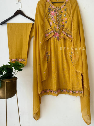 Hakoba Cotton Suit Set 3197 BV2 - Pehnava Lawns