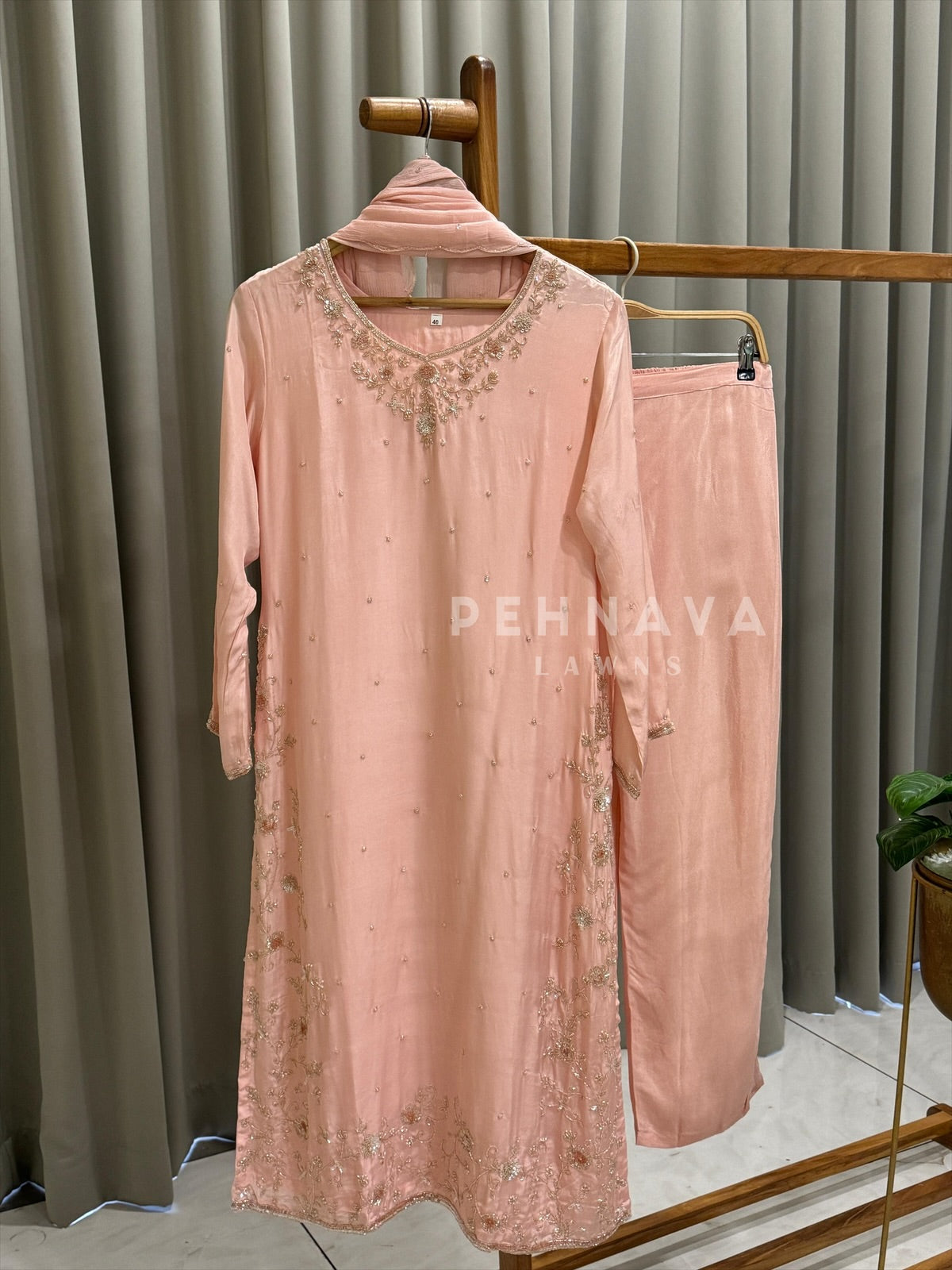 Luxe Handwork Ethnic Attire - Pehnava Lawns