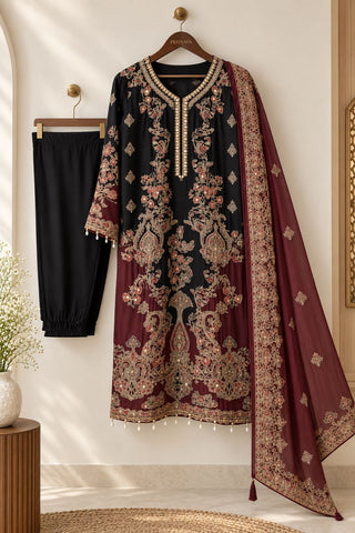 Muslin Stitched Suit KT 369