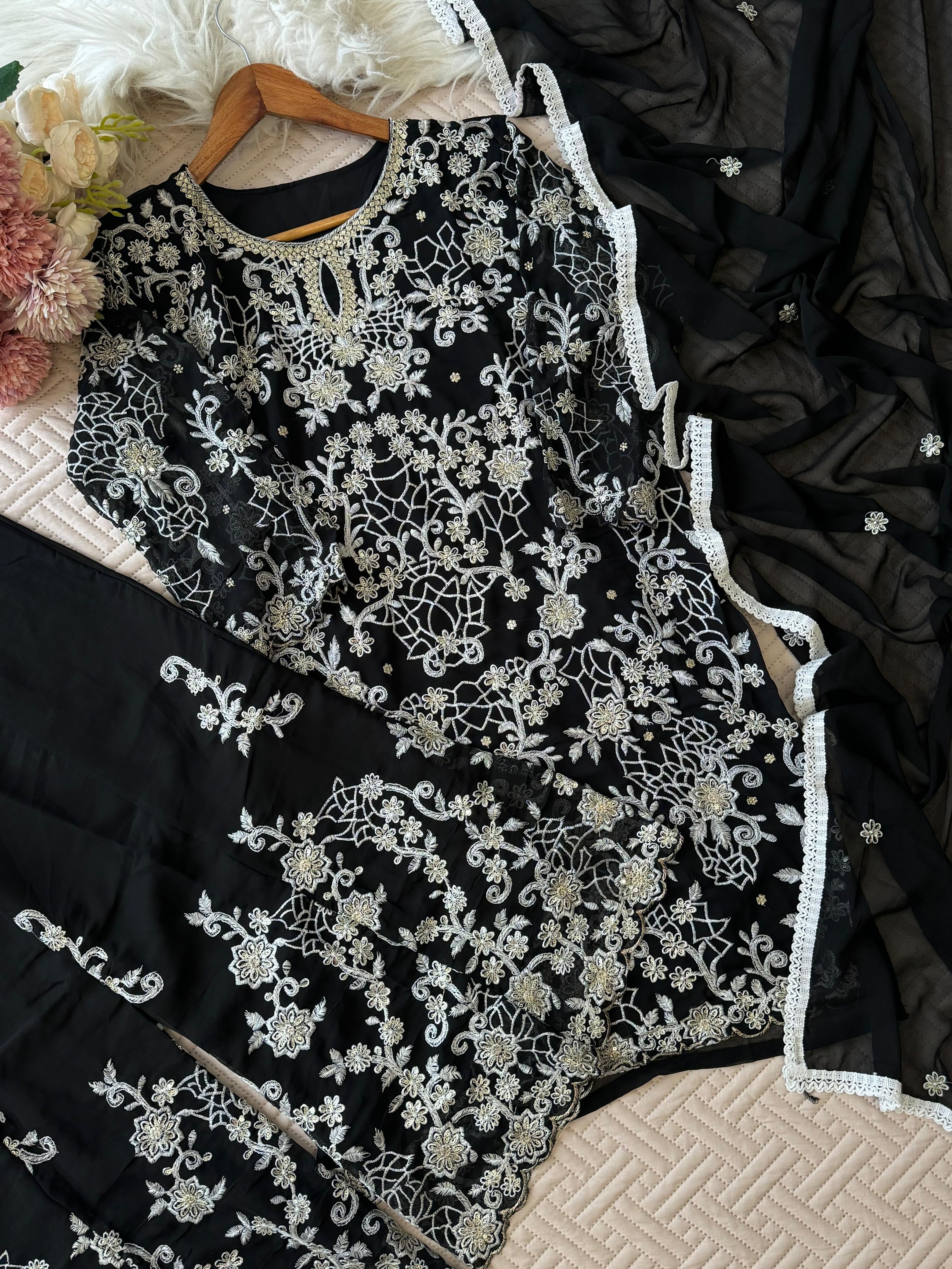 Georgette Party-wear Suit