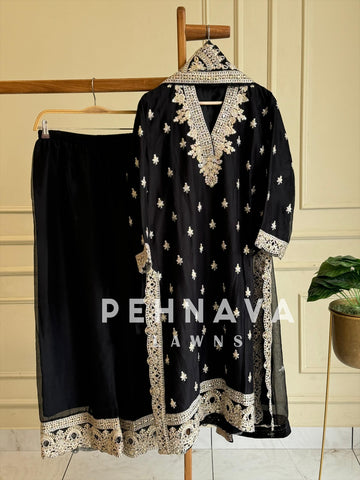 Stunning Chiffon Party Wear Suit-5277