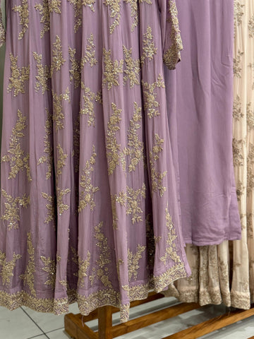 Chinnon Handworked full flaired Anarkali-239