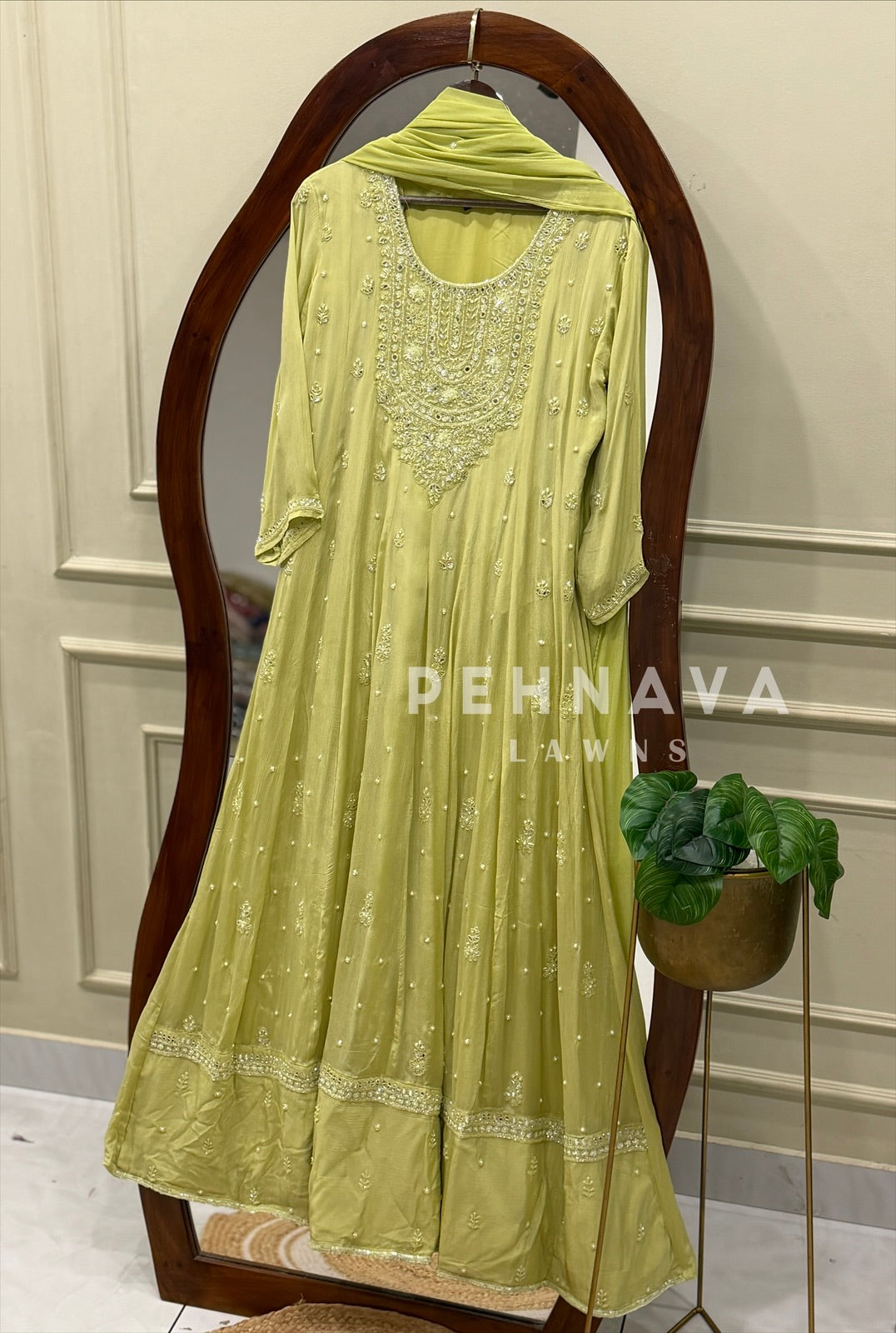Premium Chinnon Handworked Gown