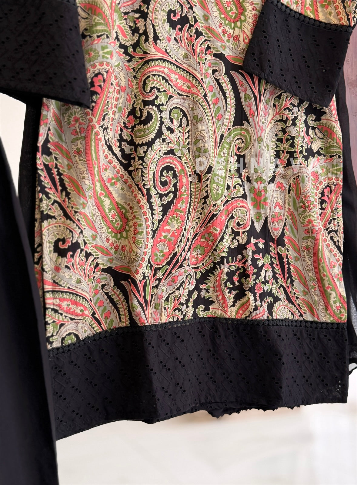 Paisley Printed Cotton Suit