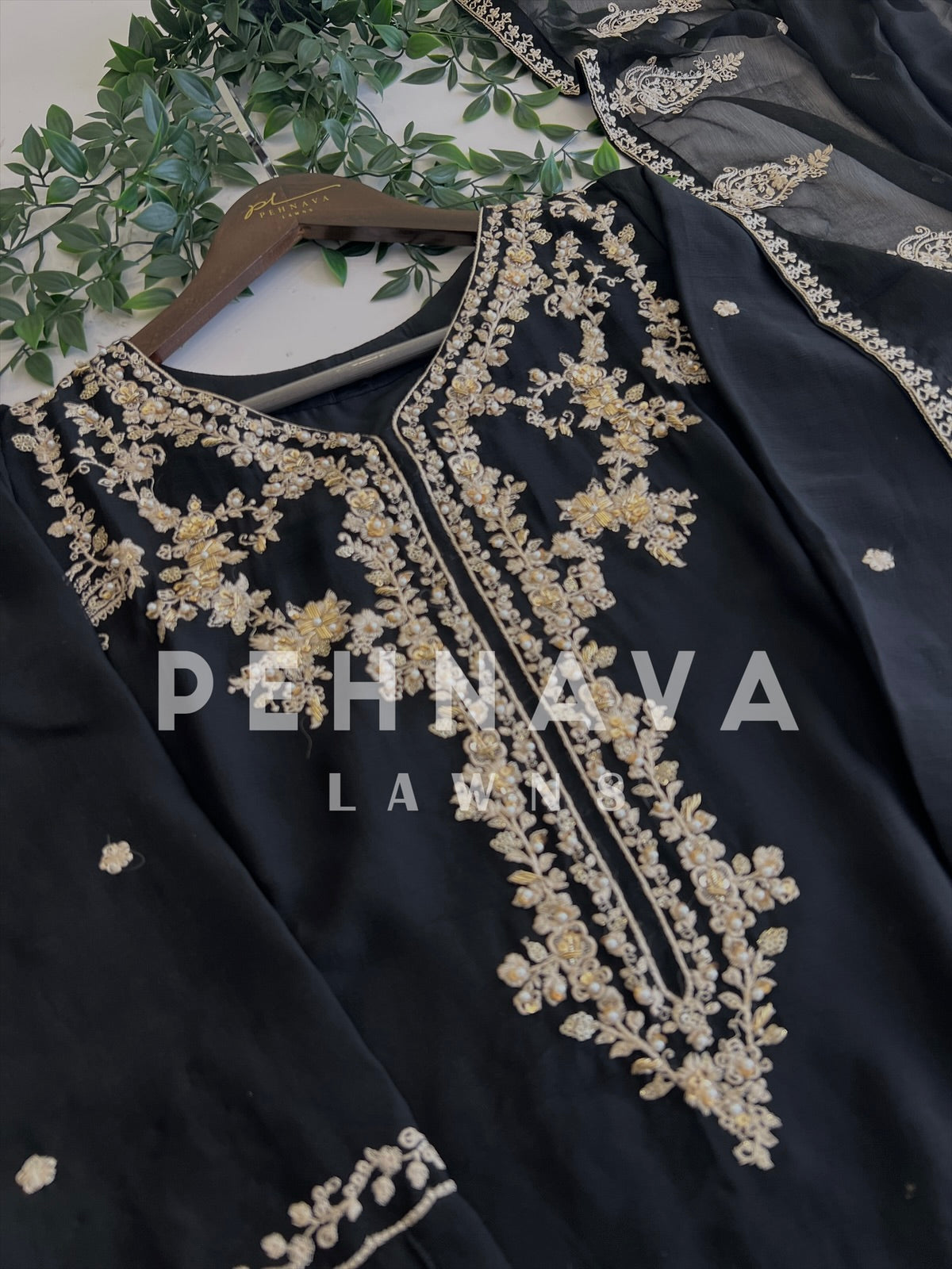 Premium Agha Noor’s Chiffon Suit-1624