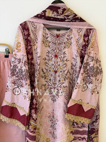 Embroidered Casual Ready To Wear Suit 005