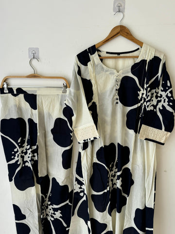 Pure cotton 2 peice co-od suit 9012