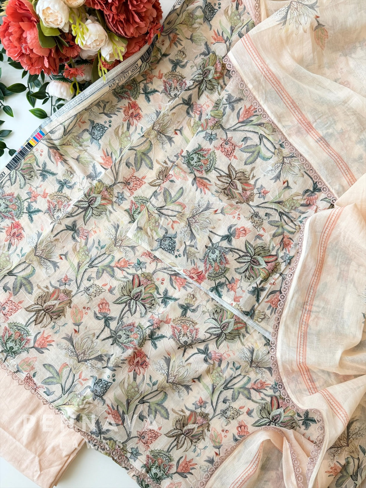 Soft Cotta Printed Unstitched Suit-4185 - Pehnava Lawns
