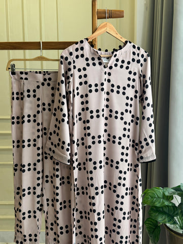 Premium Silk-Cotton Tunic Top-J5995