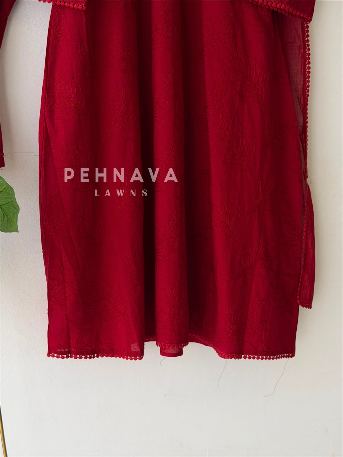 Embroidered Three Piece Ensemble B725